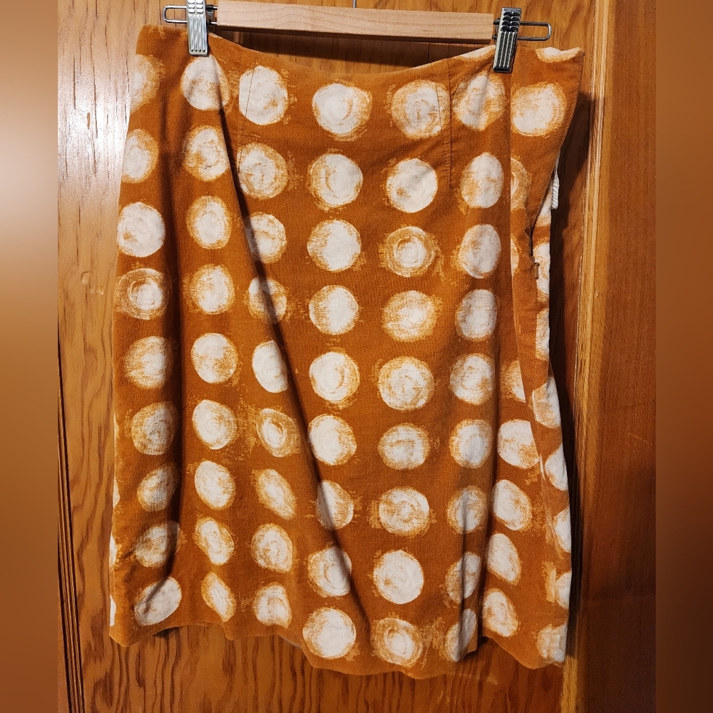 Anthropologie polka dot skirt